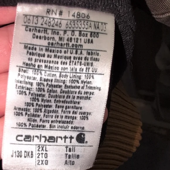 Carhartt Dark Brown Zip-Up Jacket - Picture 10 of 13